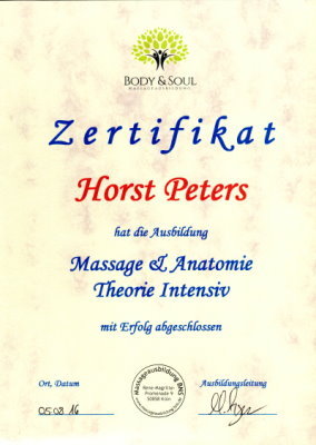 Massage&Anatomie-Theorie