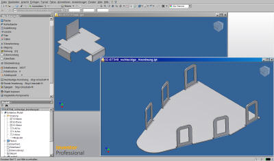Inventor Blechkonstruktion