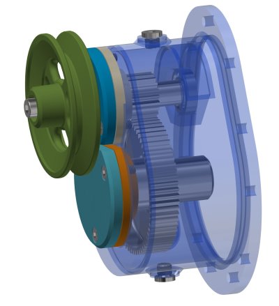 Stirnradflanschgetriebe