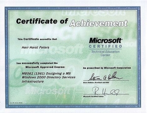 Designing a MS Windows 2000 Directory Services Infrastructure