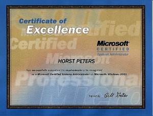 Microsoft Certified Systems Administrator